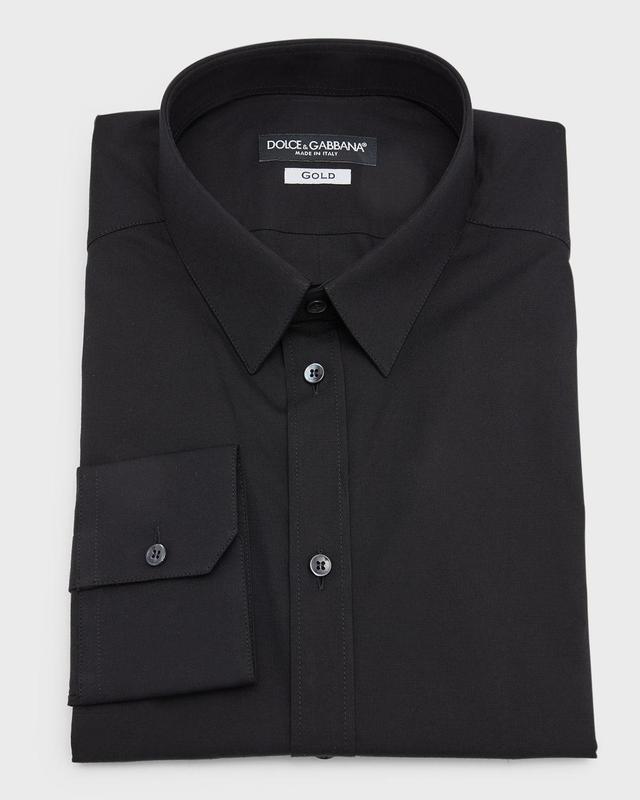 Mens Solid Dress Shirt Product Image