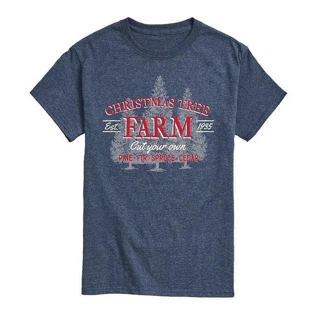 Mens Christmas Tree Farm Sign Tee Product Image