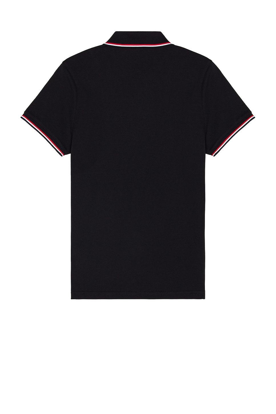 Moncler Tipped Short Sleeve Polo Shirt Product Image