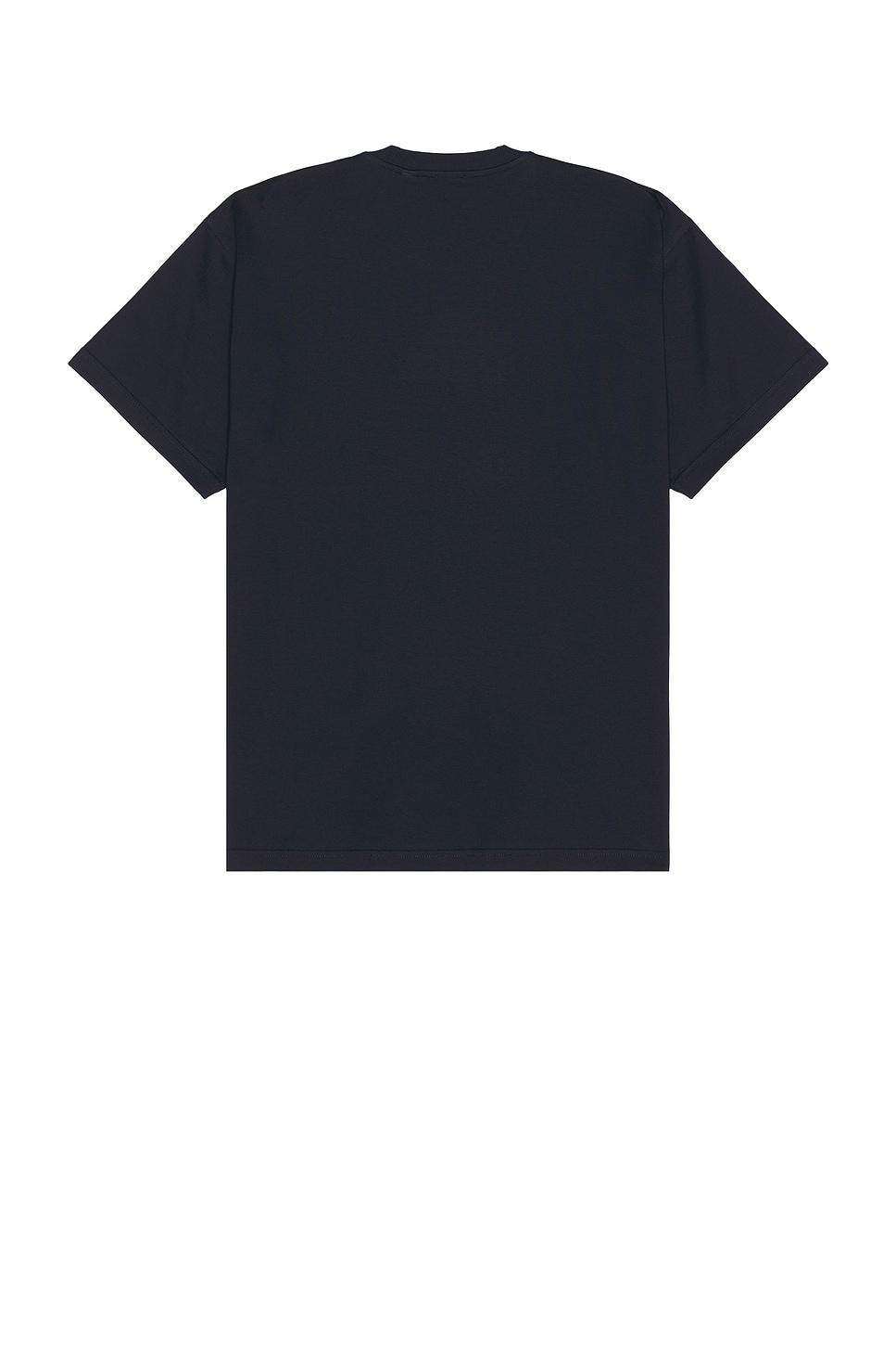 Burberry Roundwood Label T-shirt in Navy Product Image