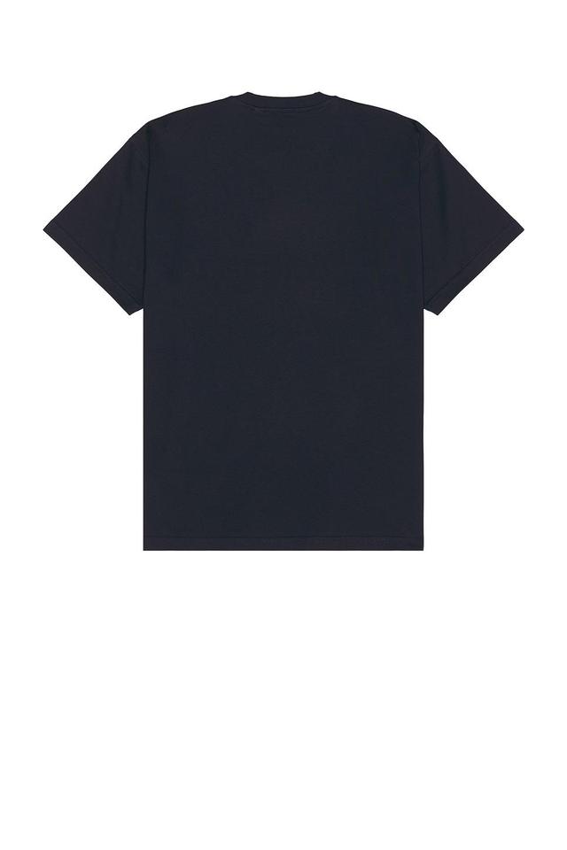 Burberry Roundwood Label T-shirt in Navy Product Image