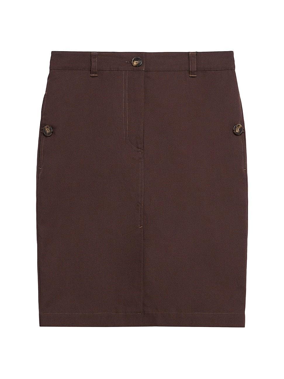 Womens Joan Cotton-Blend Skirt Product Image