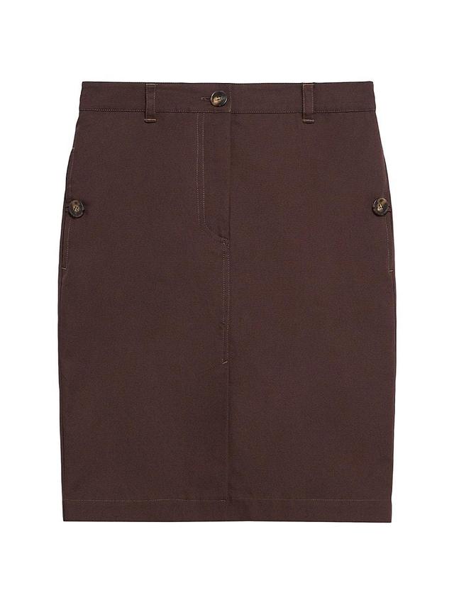 Womens Joan Cotton-Blend Skirt Product Image