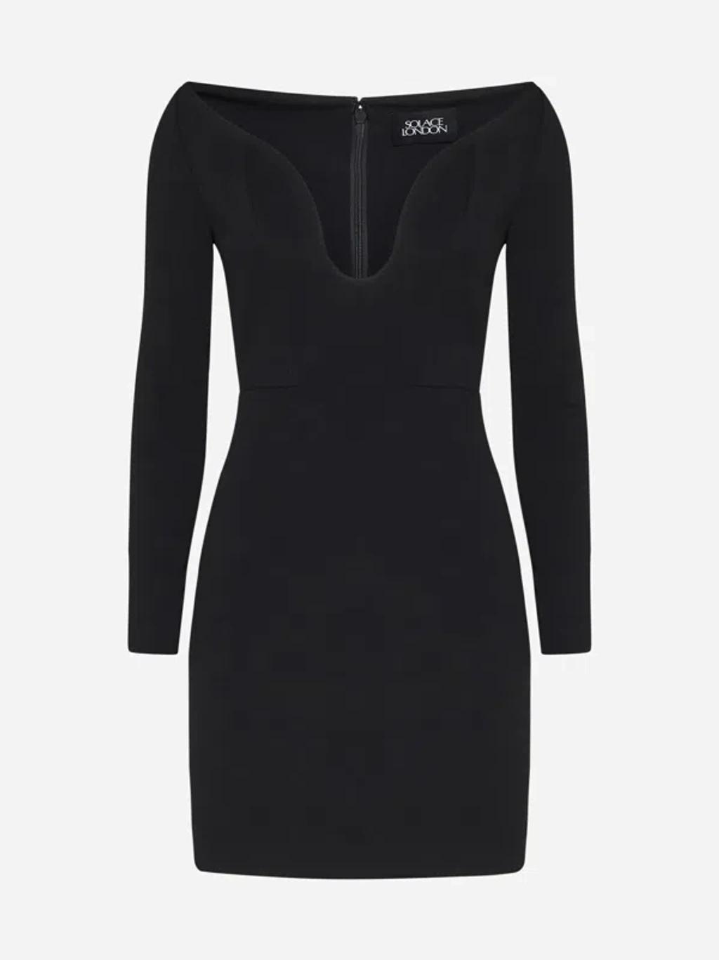 SOLACE LONDON Dress In Black Product Image