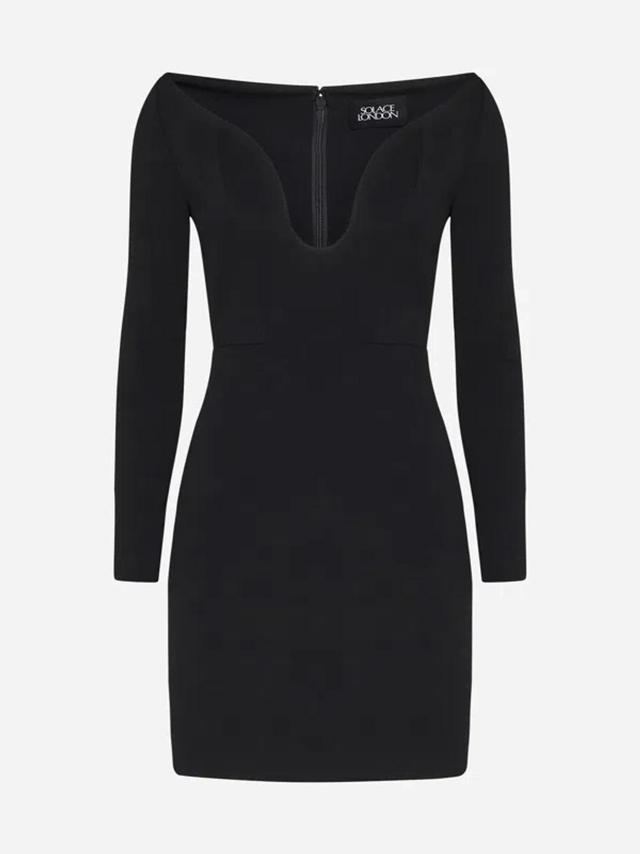 SOLACE LONDON Dress In Black Product Image