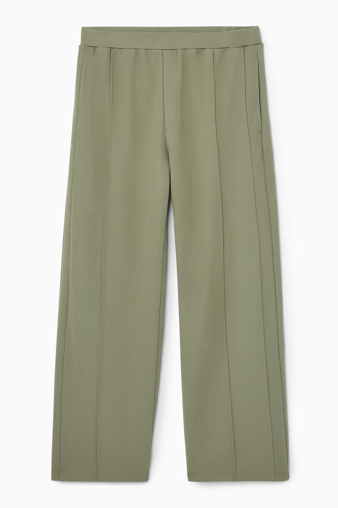 STRAIGHT-LEG PINTUCKED JOGGERS Product Image