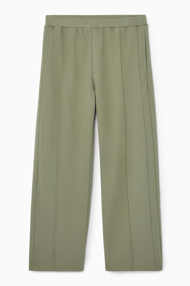 STRAIGHT-LEG PINTUCKED JOGGERS Product Image