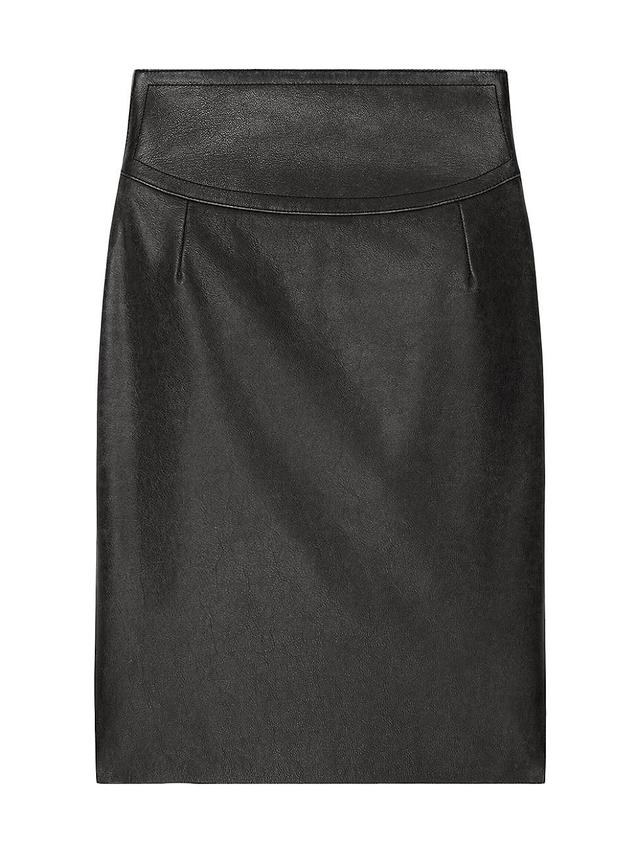 Womens Skirt In Leather Product Image