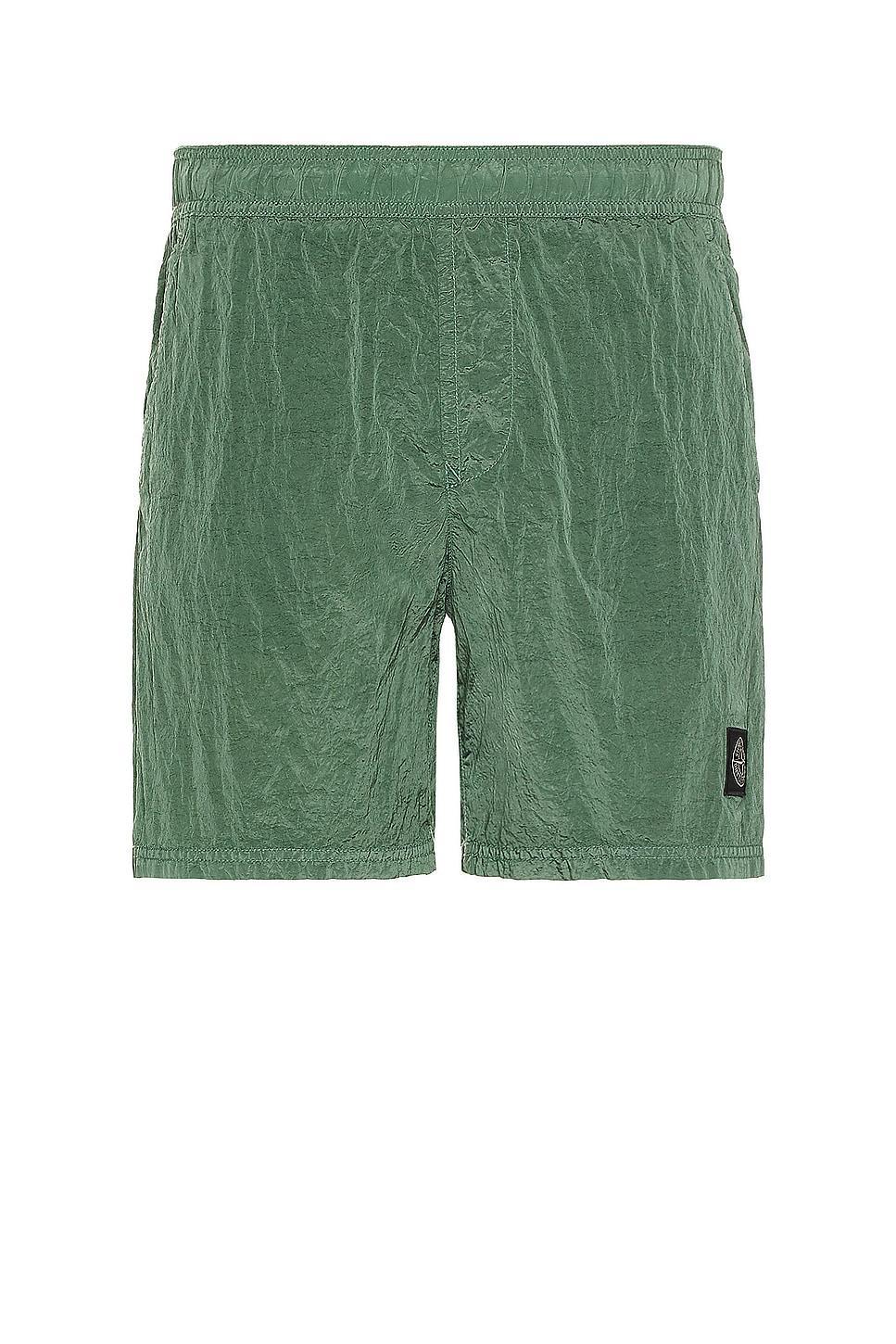 Stone Island Nylon Metal Swim Short in Sage Product Image