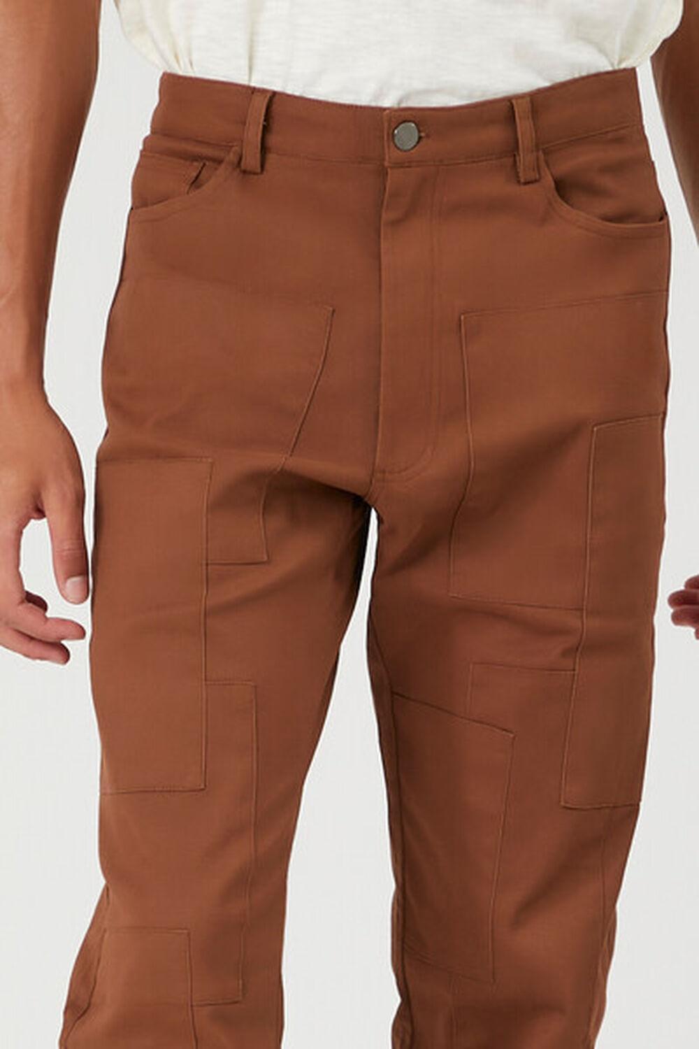 Twill Mid-Rise Flare Pants | Forever 21 Product Image