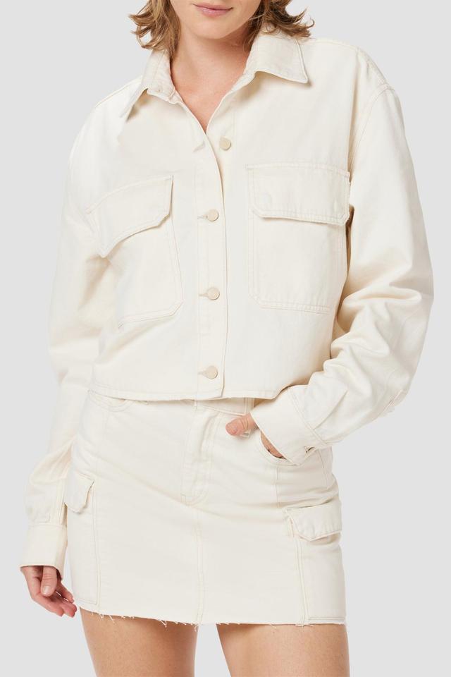 Cropped Oversized Shirt Female Product Image