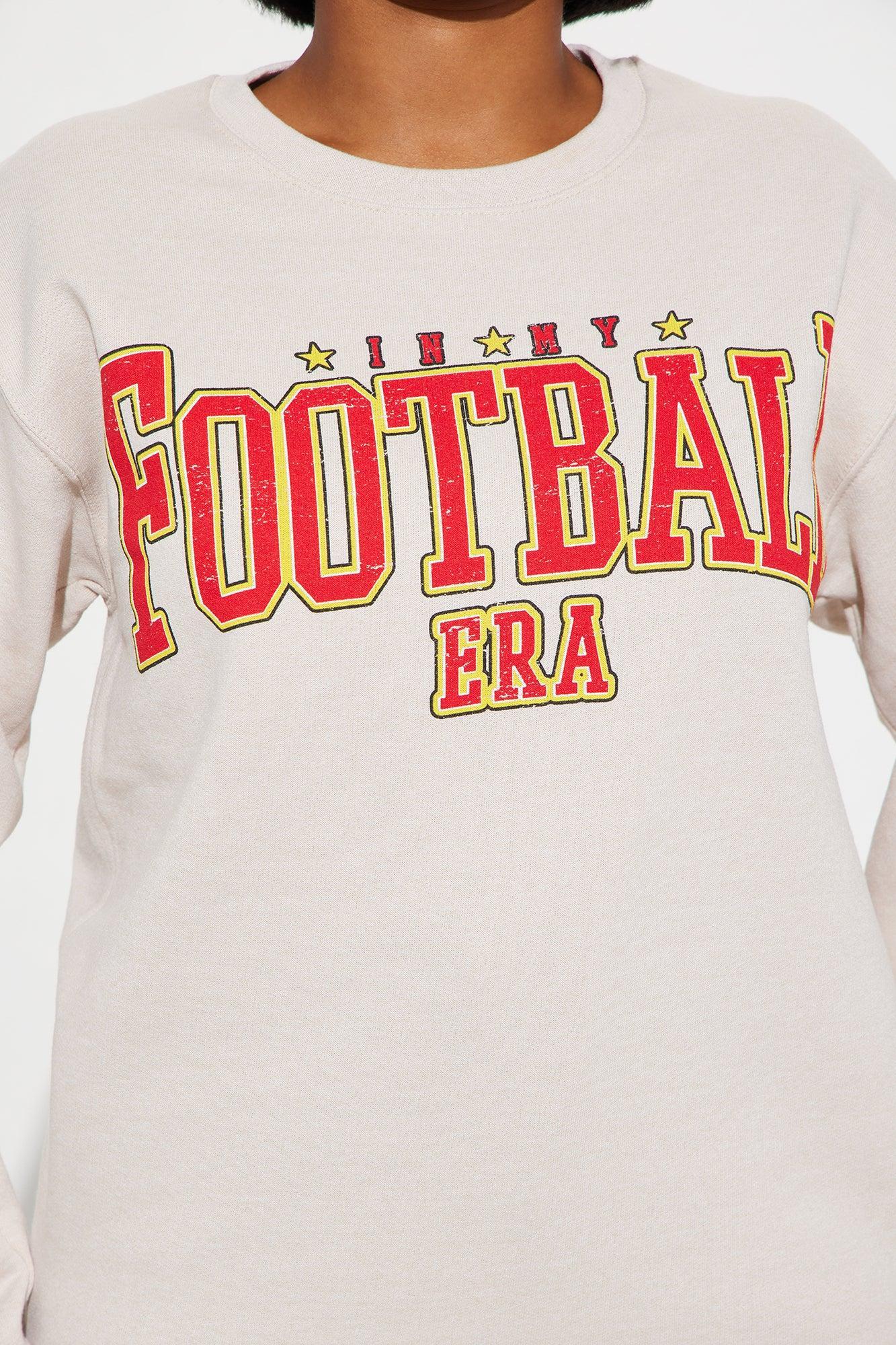 In My Football Era Sweatshirt - Beige Product Image