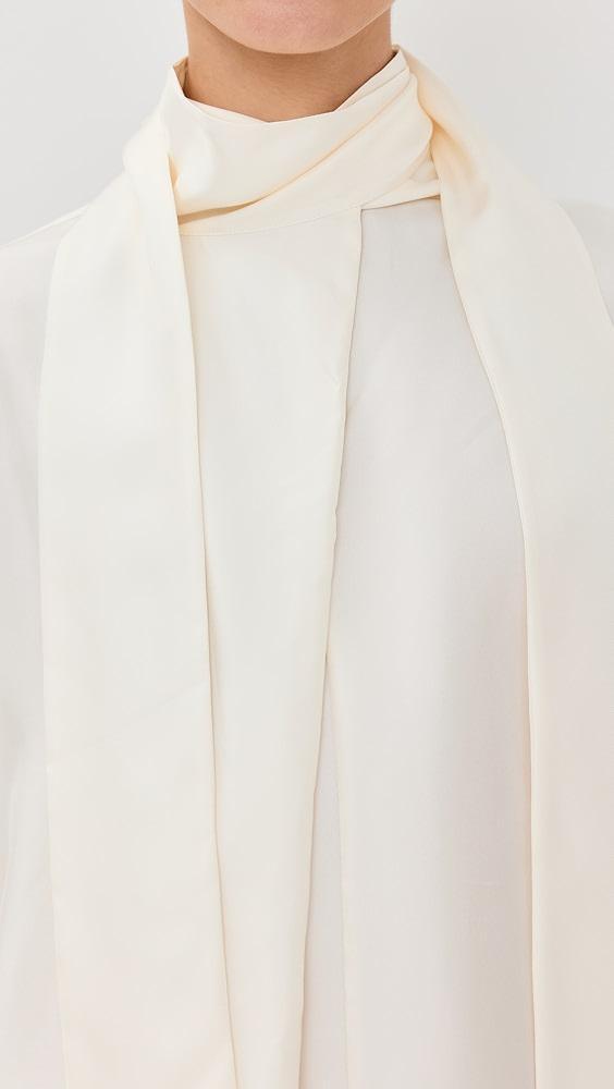 Róhe Silk Top with Sash | Shopbop Product Image