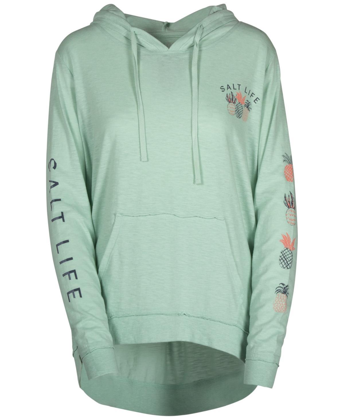 Salt Life Womens Pineapple Paradise Shirttail Hoodie Product Image