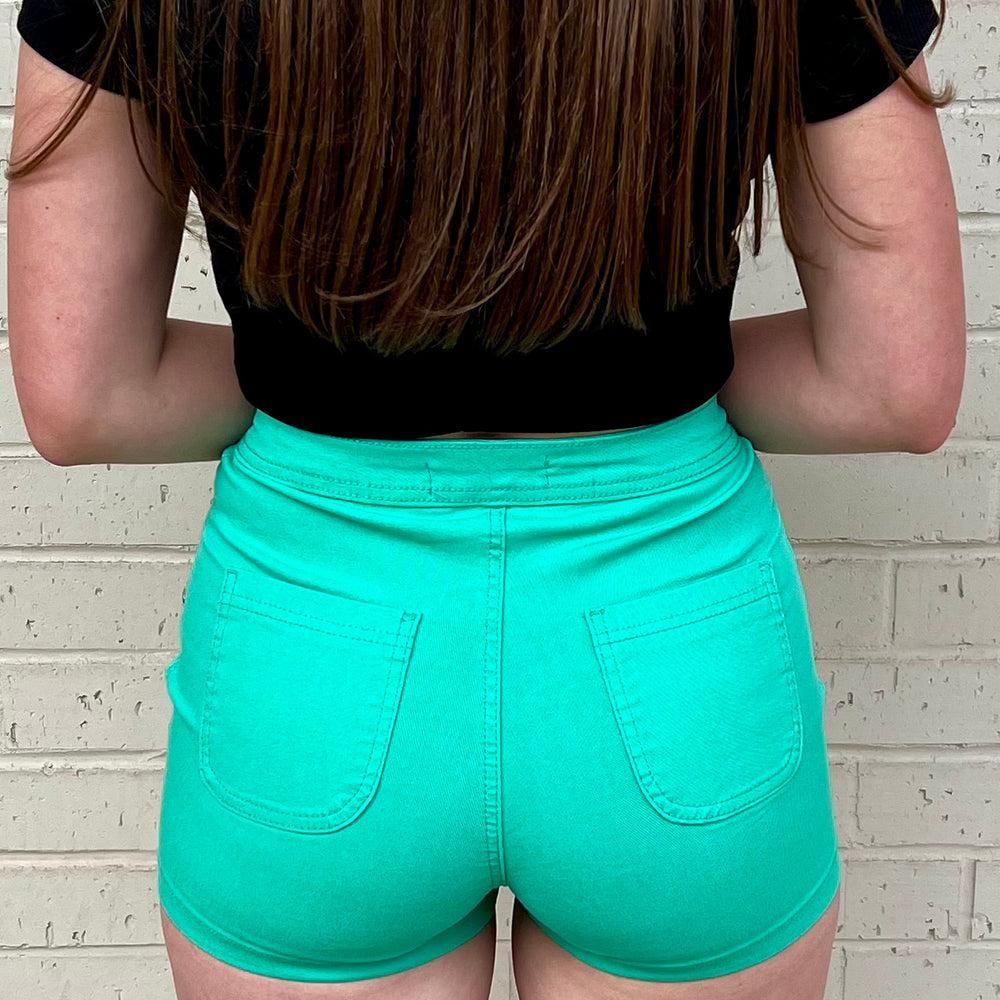 Super Fit Mint High Rise Shorts* Product Image