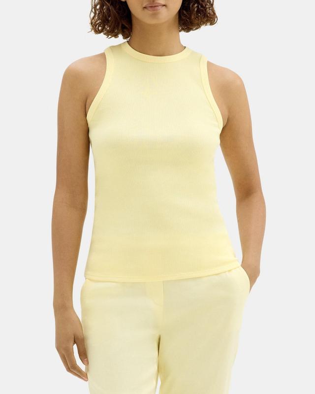 Fitted Tank in Ribbed Modal Cotton Product Image