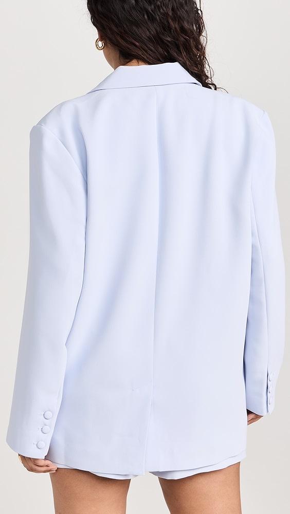 Good American Luxe Suiting Boyfriend Blazer | Shopbop Product Image