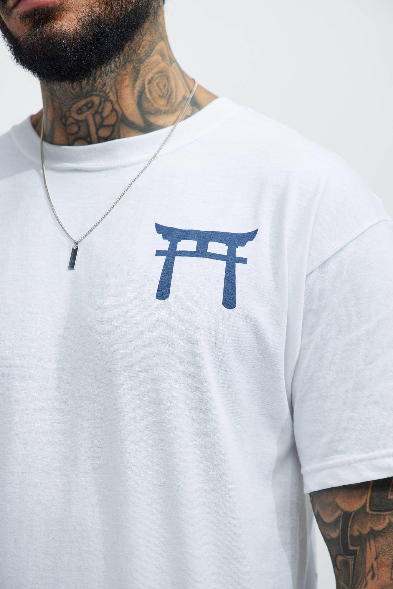 Bonsai Dragon Short Sleeve Tee - White Product Image