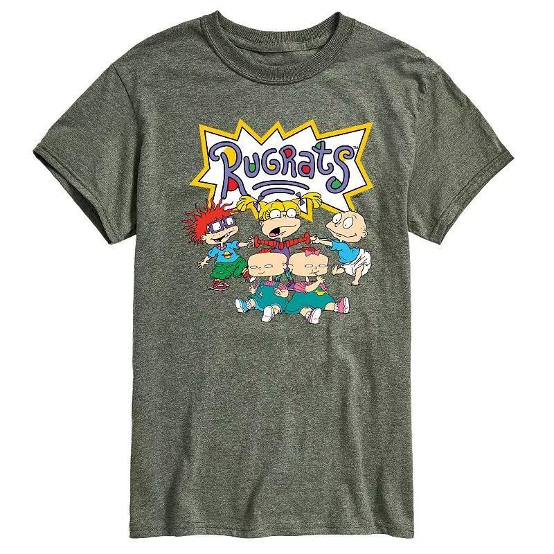 Mens Rugrats Group Shot Graphic Tee Blue Product Image