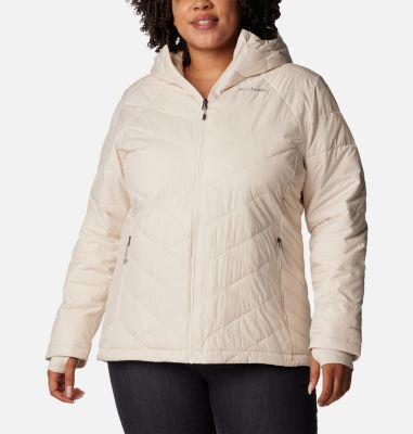 Columbia Heavenly Hooded Jacket (Black) Women's Coat Product Image