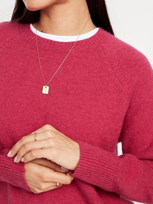 Cozy Crew-Neck Ombré Sweater Product Image