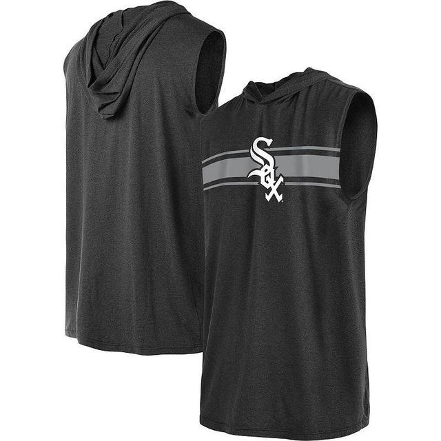 Mens New Era Royal Los Angeles Dodgers Sleeveless Pullover Hoodie Product Image