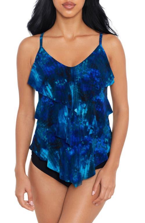 Magicsuit Hazy Daze Rita Ruffle Tankini Top Product Image