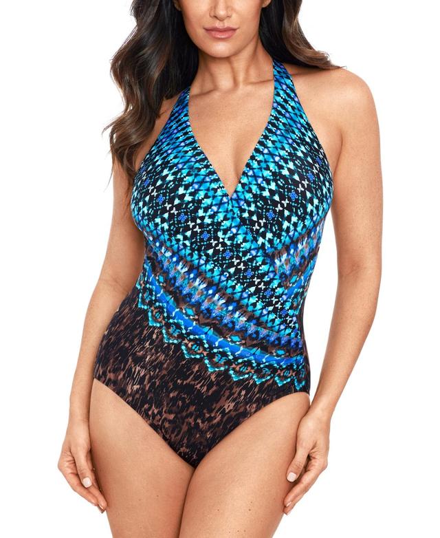 Women's Untamed Wrapsody Tummy-Control One-Piece Swimsuit Product Image