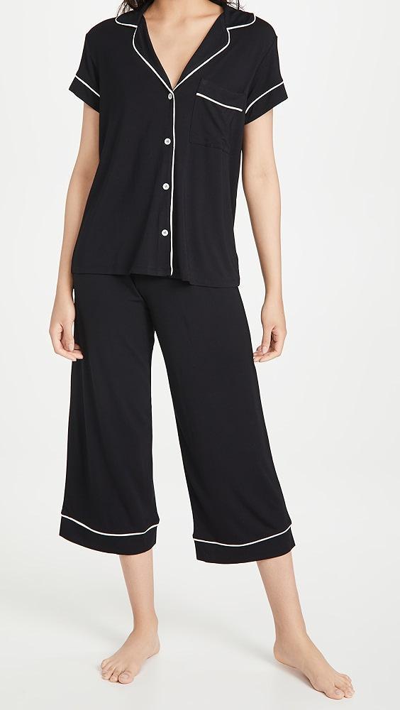 Eberjey Gisele Short Sleeve Crop PJ Set | Shopbop Product Image