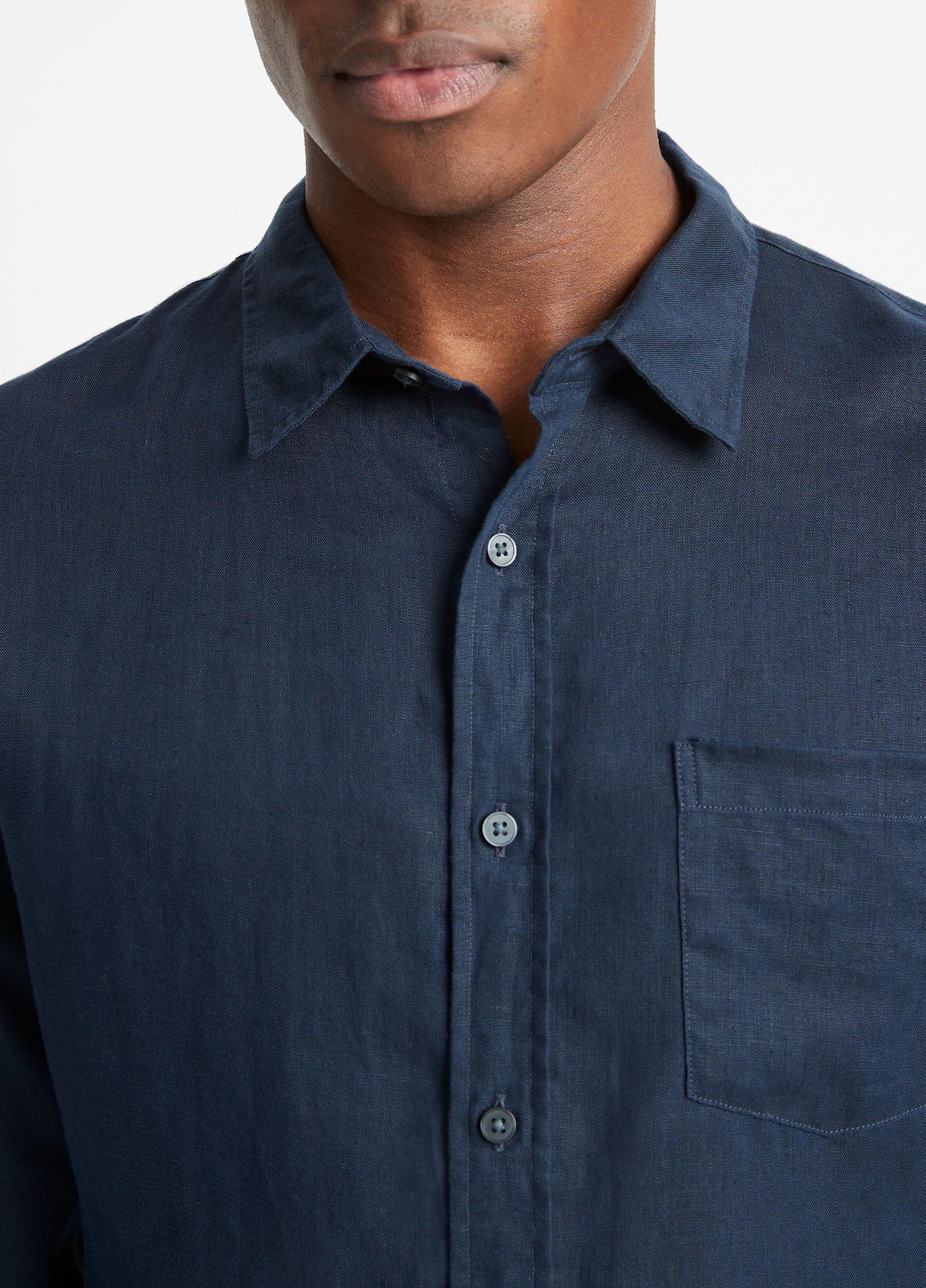 Linen Long-Sleeve Shirt Product Image