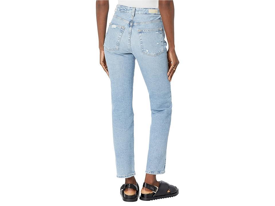 AG Saige Distressed Ankle Straight Leg Jeans in Apparition Destructed at Nordstrom, Size 23 Product Image