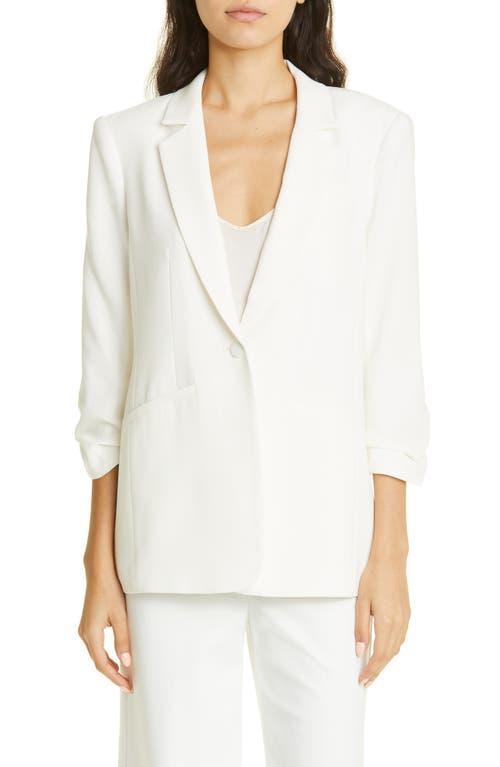 Womens Khloe Crepe Ruched Blazer Product Image