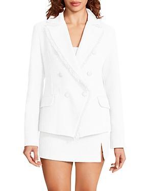 Steve Madden Naomi Double Breasted Tweed Blazer Product Image