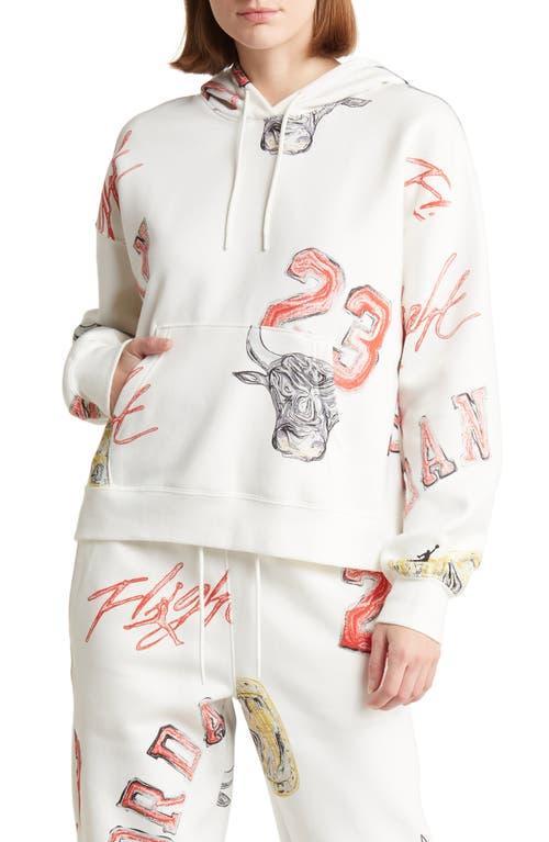 Jordan Brooklyn Print Fleece Hoodie Product Image