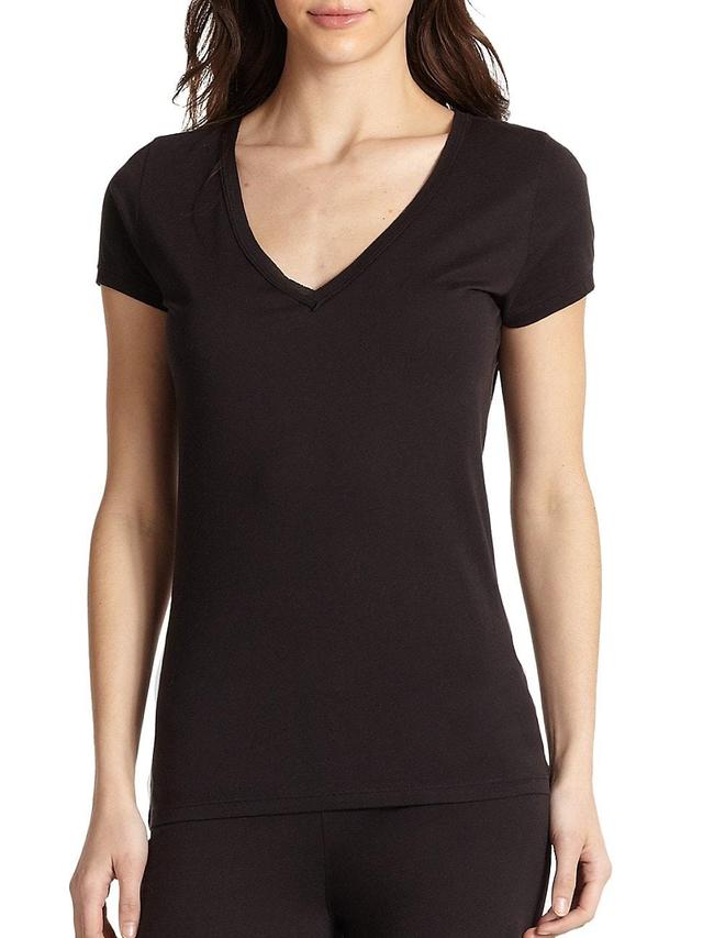 Womens Easy V-Neck Tee Product Image