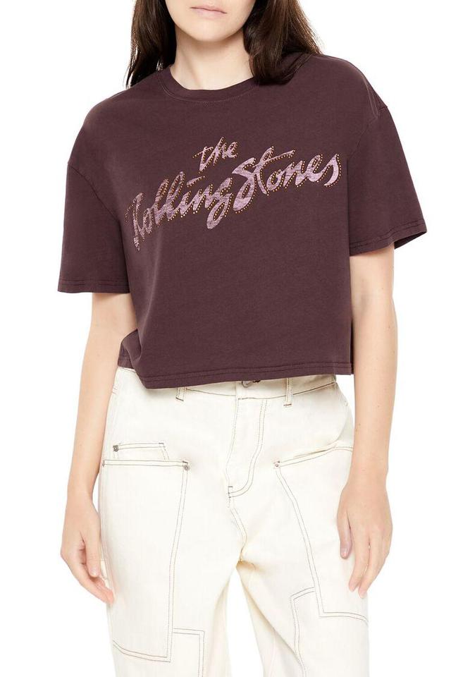 Rhinestone The Rolling Stones Tee | Forever 21 Product Image