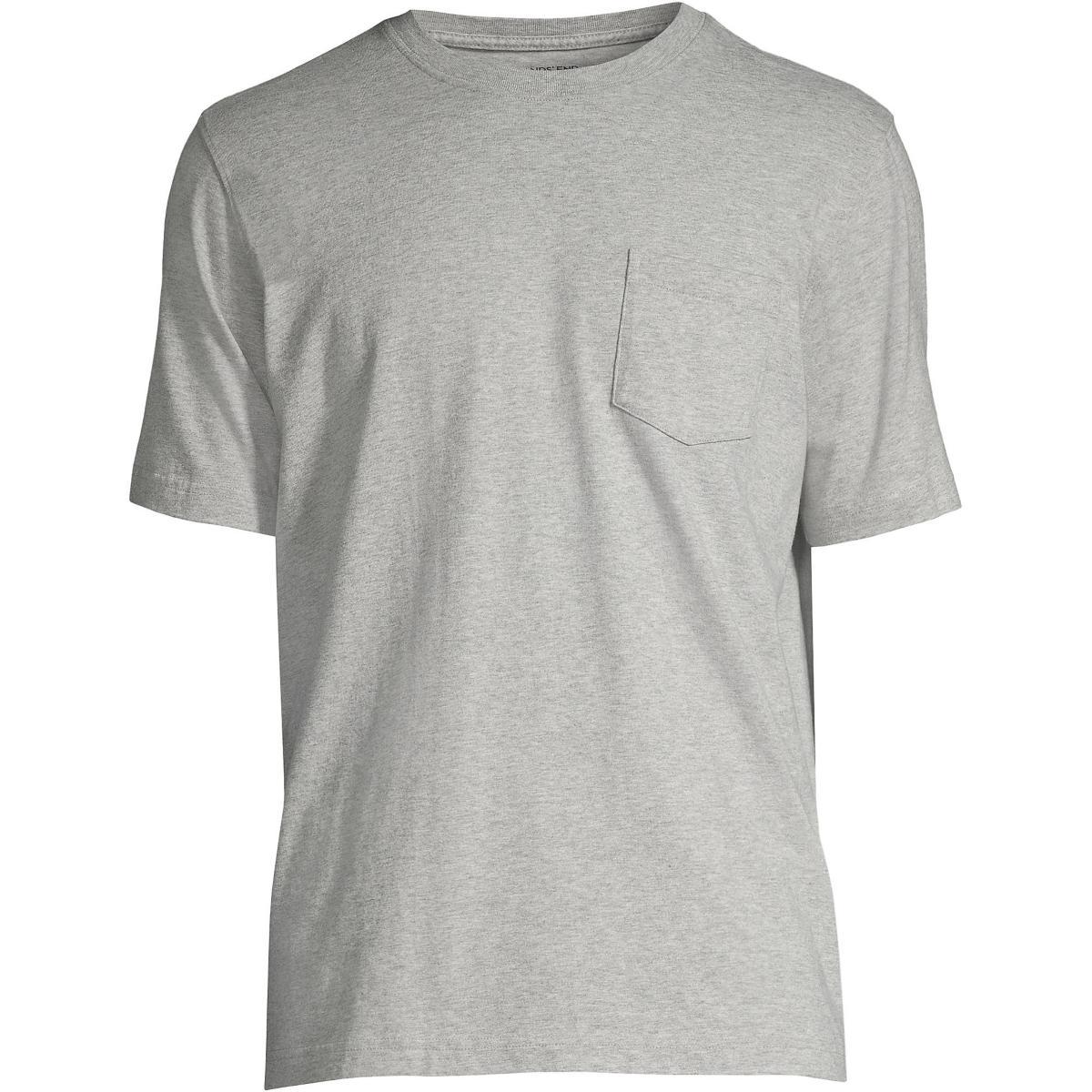 Lands End Mens Super-t Short Sleeve T-Shirt with Pocket Product Image