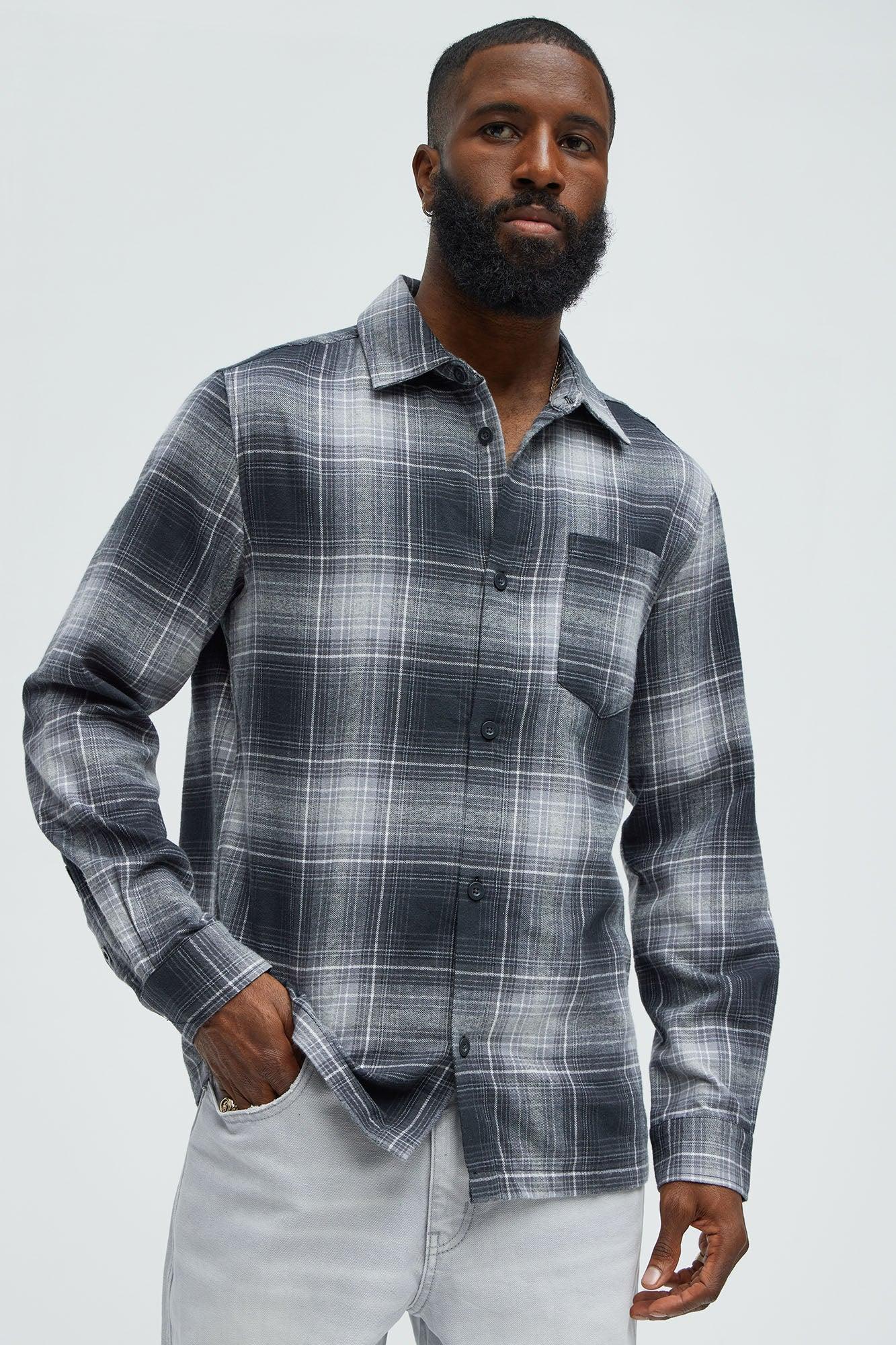 Eatonia Flannel Shirt - Grey/combo Product Image