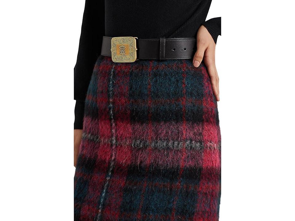 Lauren Ralph Lauren Plaid Pencil Miniskirt Multi) Women's Skirt Product Image