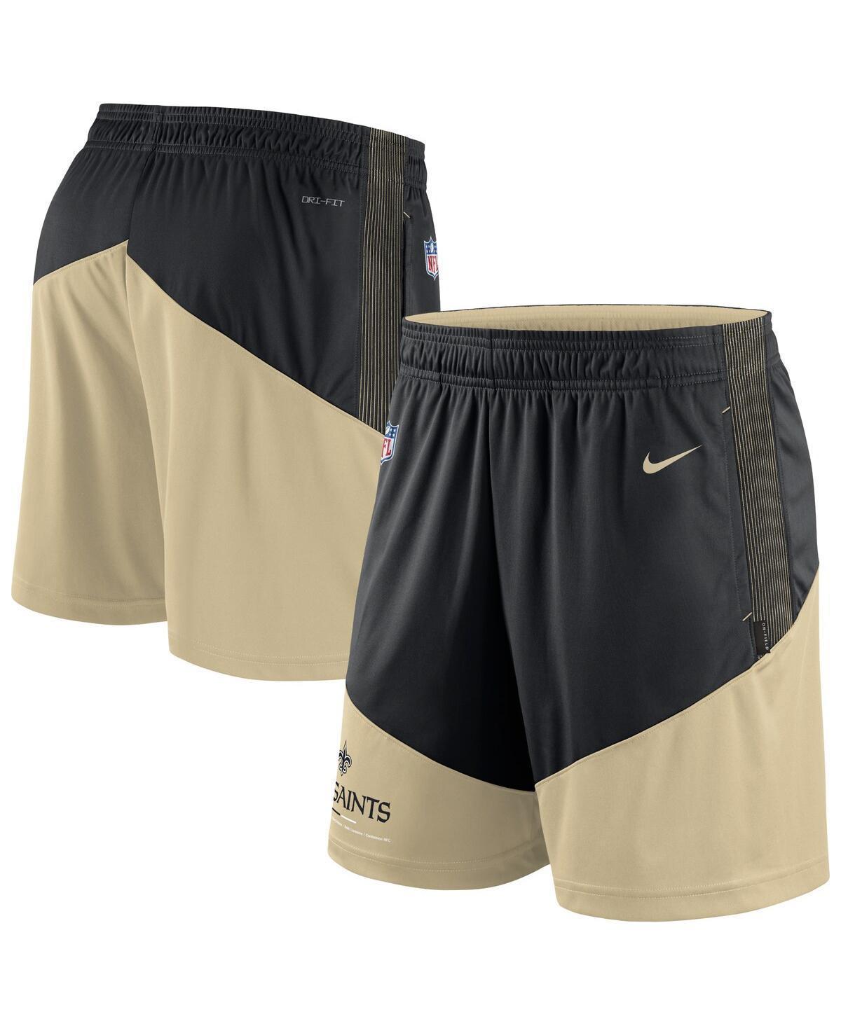 Mens Nike Black Las Vegas Raiders Sideline Primary Lockup Performance Shorts - Black Product Image