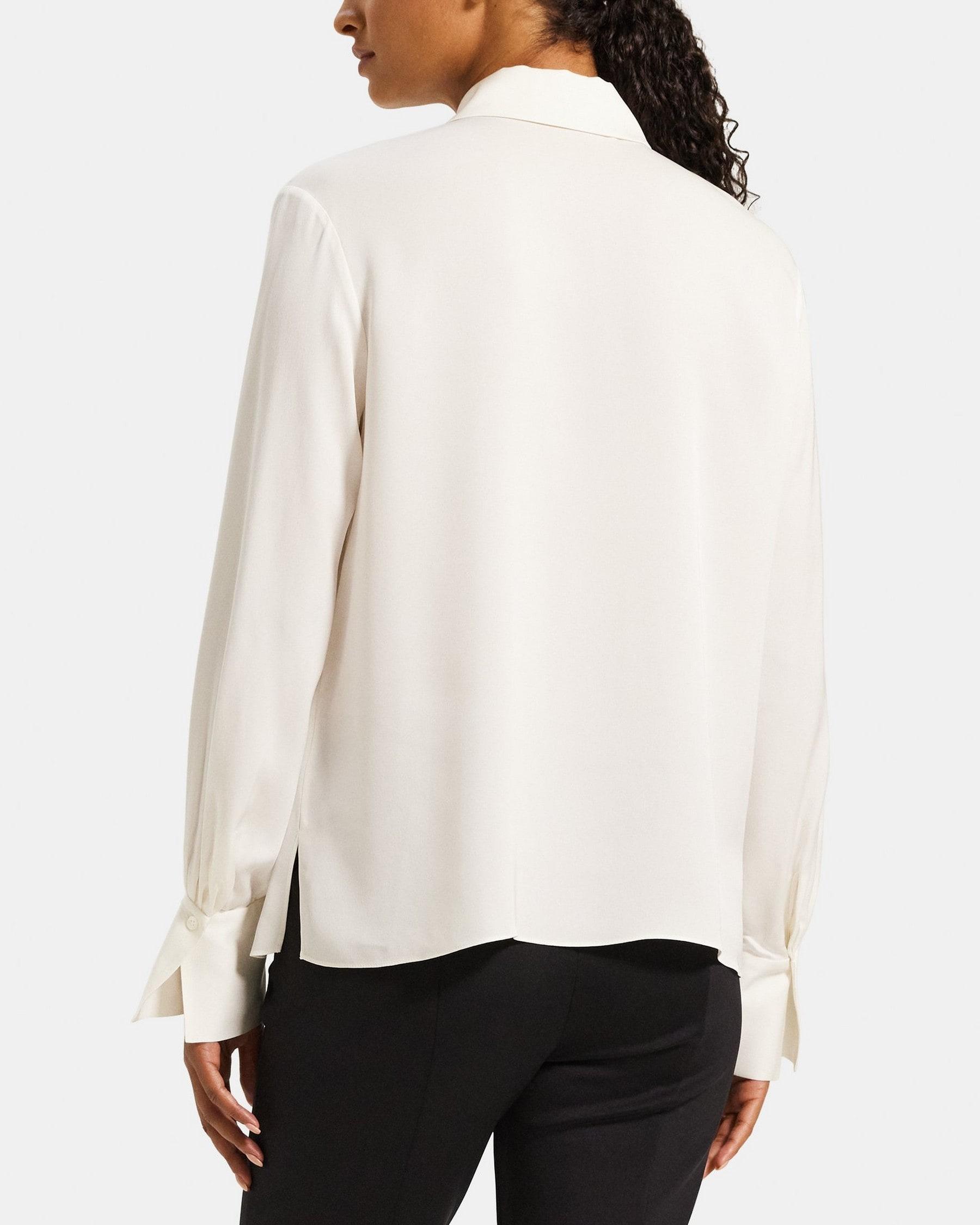 Popover Blouse in Silk Georgette Product Image