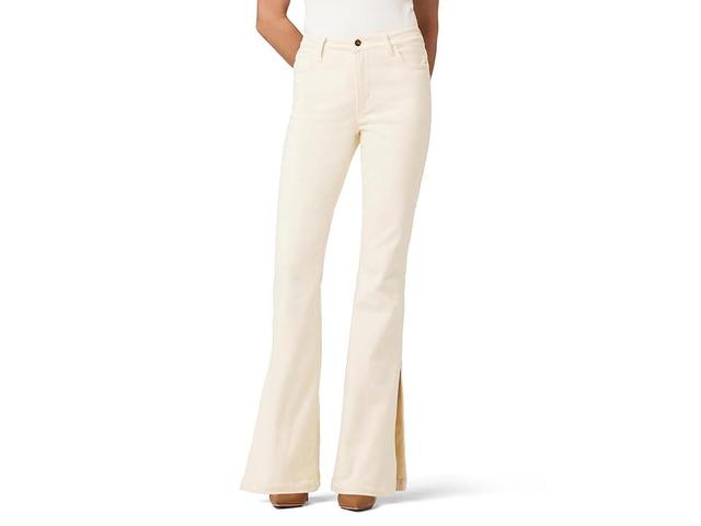 Joe's Jeans The Frankie Bootcut Wide Hem w/ Slit (Double Cream) Women's Jeans Product Image