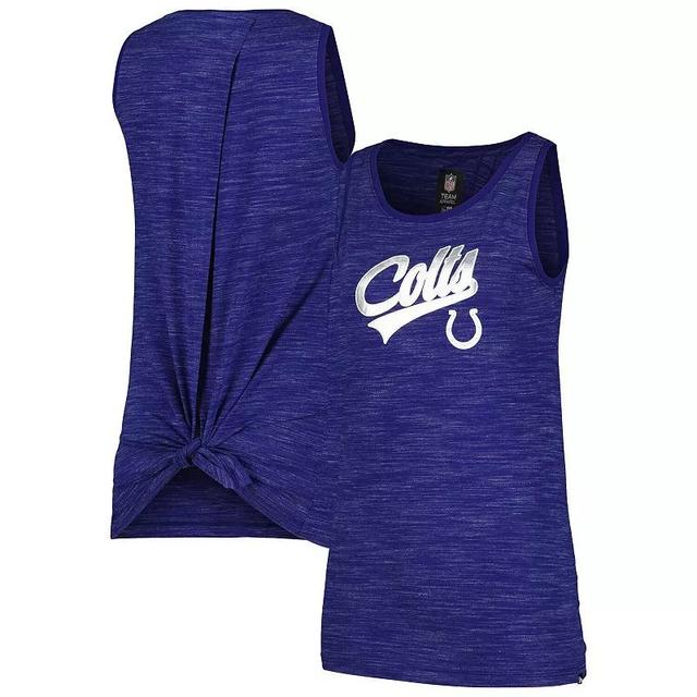 Womens New Era Royal Indianapolis Colts Space Dye Active Tank Top Product Image