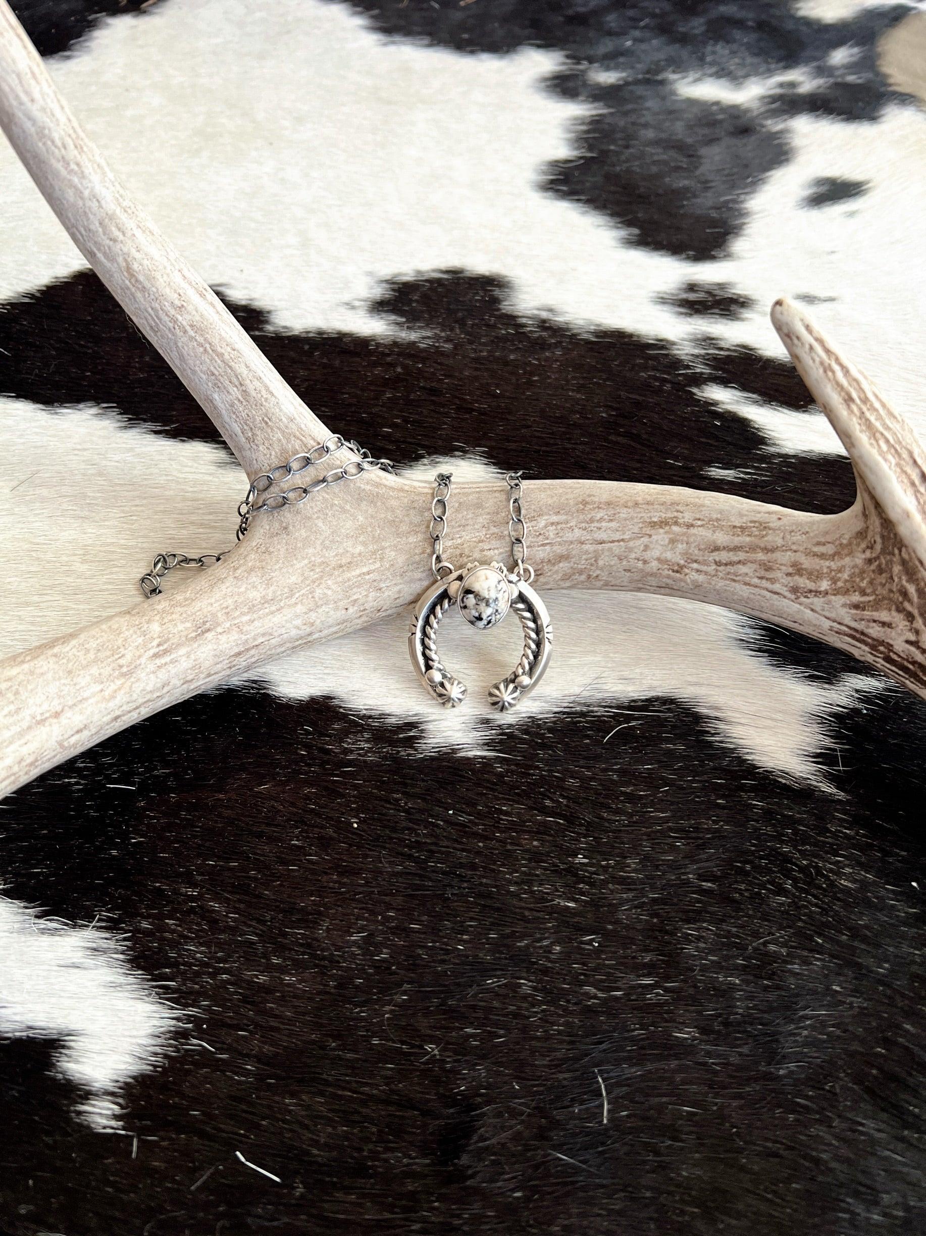 Hozho Natasha Navajo Sterling Silver Necklace Product Image