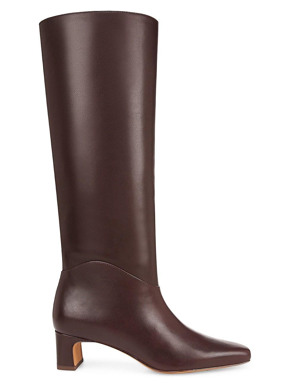 Womens Sol Ganache 45MM Wide-Calf Leather Boots product image