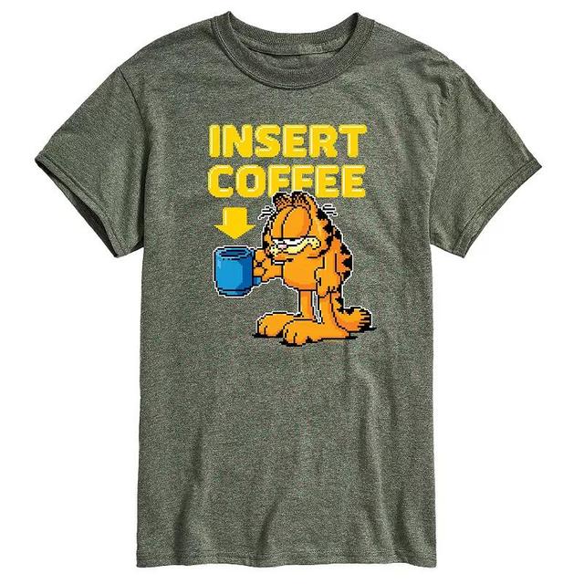 Mens Garfield Coffee Graphic Tee Product Image