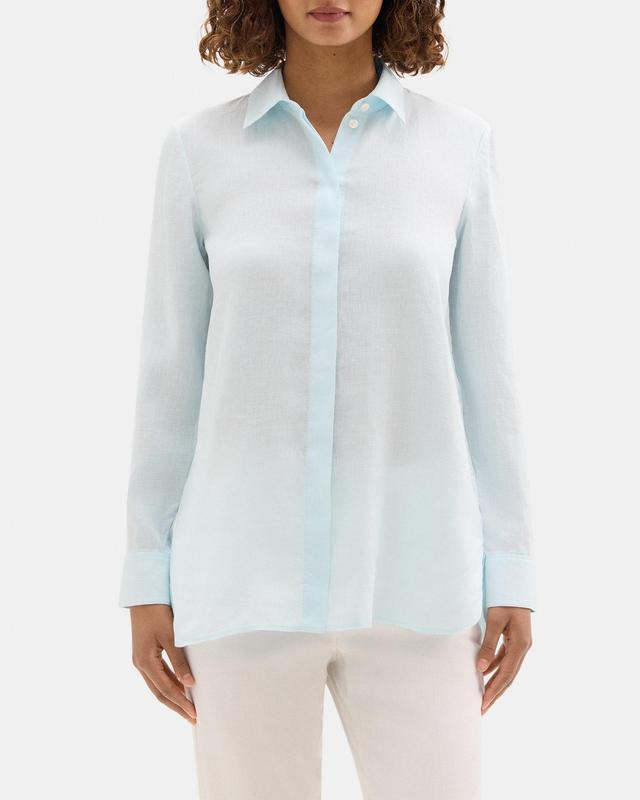 Tunic Shirt in Linen Product Image