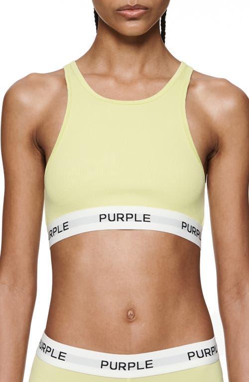 PURPLE BRAND Ribbed Bralette Product Image