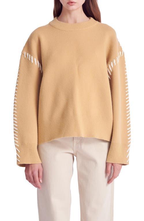 English Factory Whipstitch Accent Crewneck Sweater Product Image