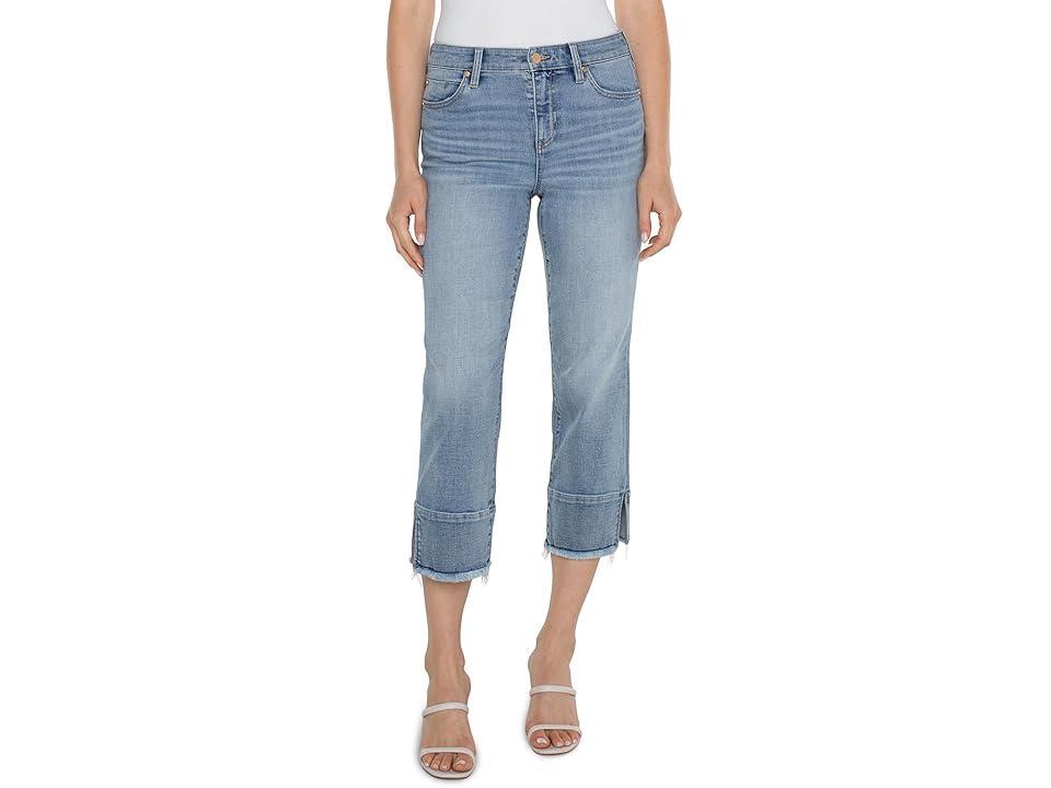 Liverpool Los Angeles Liv Mid Rise Non-Skinny Skinny with Double Fray Hem (Wolfbrook) Women's Jeans Product Image